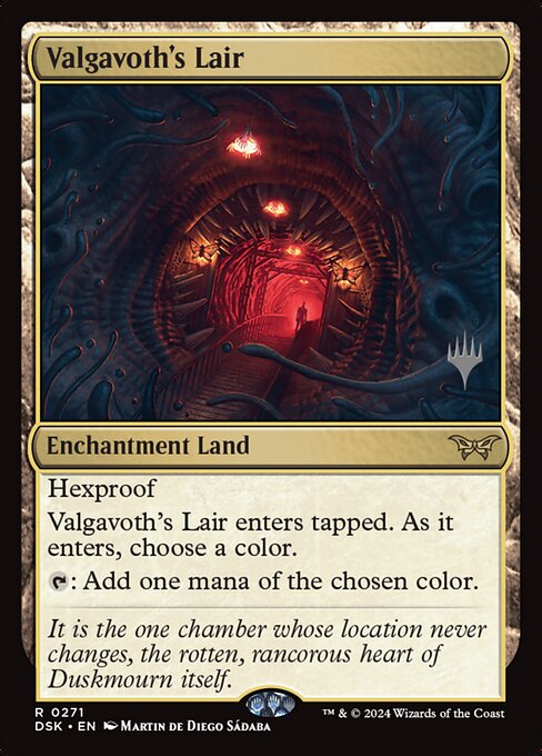 Valgavoth's Lair (Duskmourn: House of Horror Promos #271p)