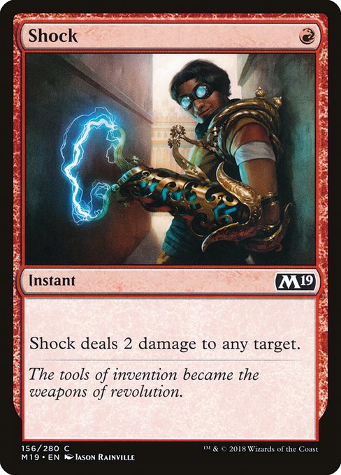 Shock (Core Set 2019 #156)