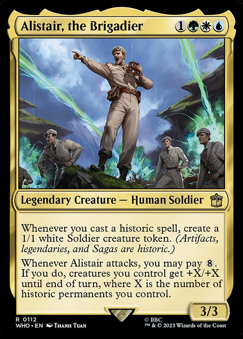 Alistair, the Brigadier (who) 112 Alistair, the Brigadier (who) 112