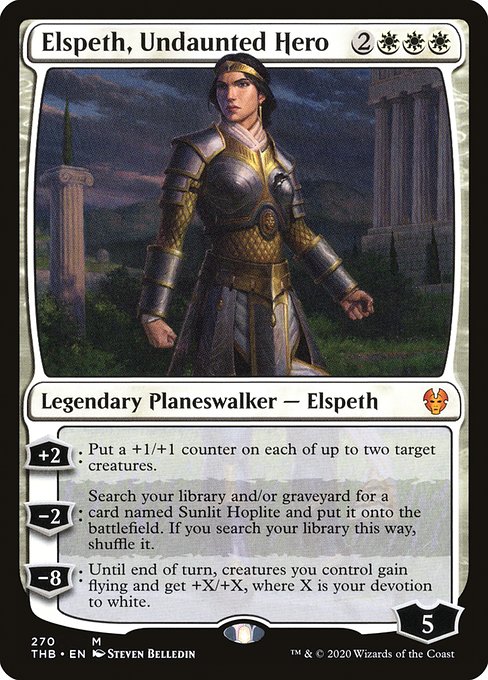 Elspeth, Undaunted Hero (Theros Beyond Death #270)