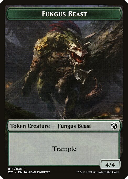 Fungus Beast (Commander 2021 Tokens #15)