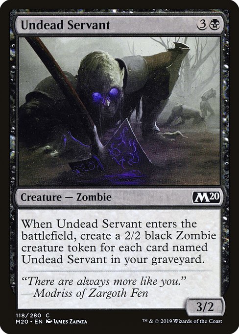 Servant mort-vivant|Undead Servant