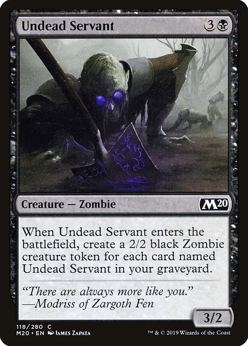 Undead Servant (Core Set 2020 #118)