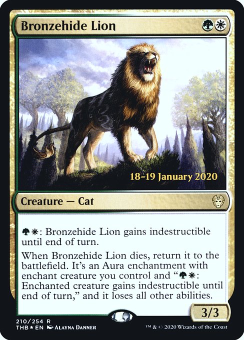 Lion bronzepeau|Bronzehide Lion