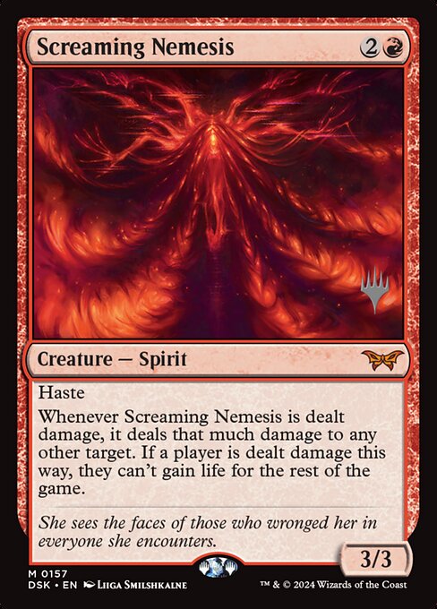 Screaming Nemesis (Duskmourn: House of Horror Promos #157p)