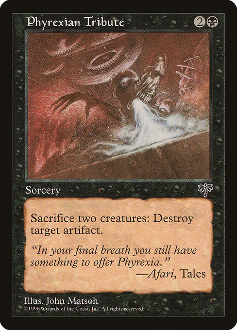 Phyrexian Tribute card image