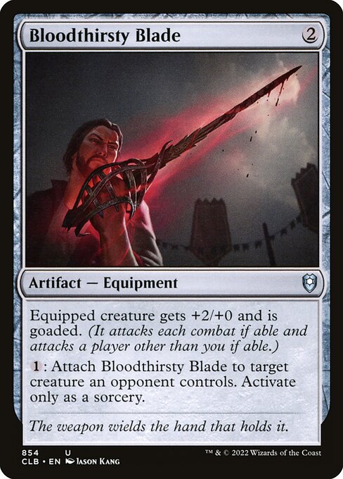 Bloodthirsty Blade (Commander Legends: Battle for Baldur's Gate #854)