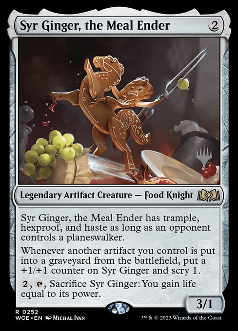 Syr Ginger, the Meal Ender (Wilds of Eldraine Promos #252p)