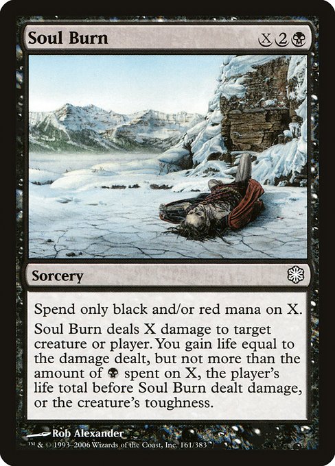 Soul Burn (Coldsnap Theme Decks #161)