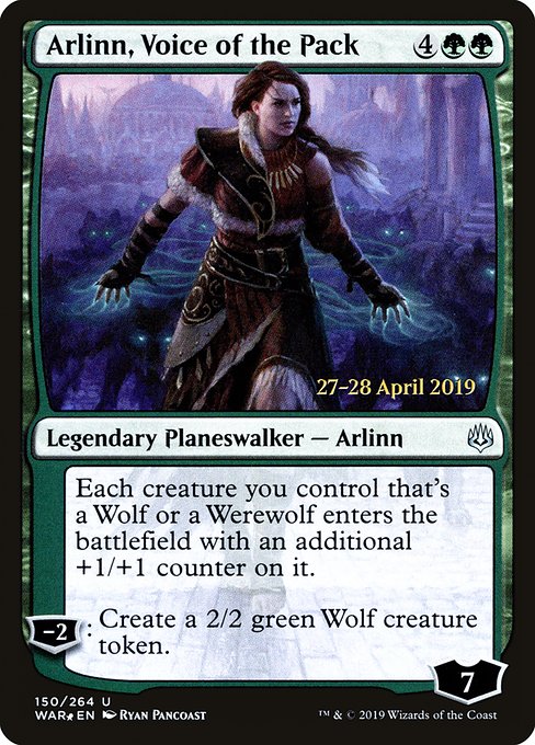 Arlinn, Voice of the Pack (War of the Spark Promos #150s)