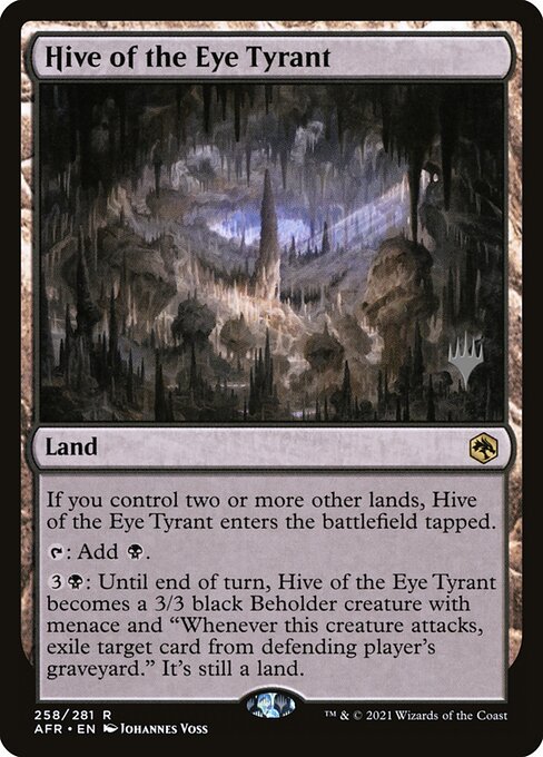 Hive of the Eye Tyrant (Adventures in the Forgotten Realms Promos #258p)