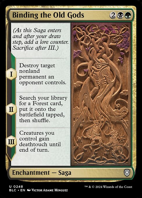 Binding the Old Gods (Bloomburrow Commander #248)