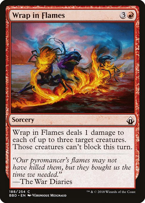 Enveloppe de flammes|Wrap in Flames
