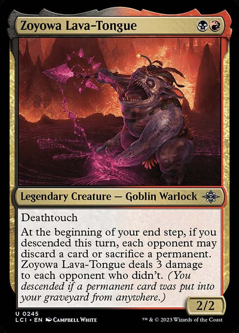 Zoyowa Lava-Tongue (The Lost Caverns of Ixalan #245)