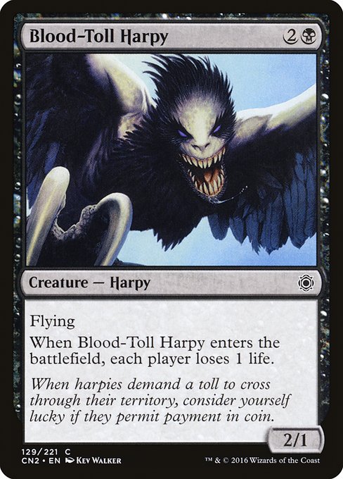 Blood-Toll Harpy (Conspiracy: Take the Crown #129)