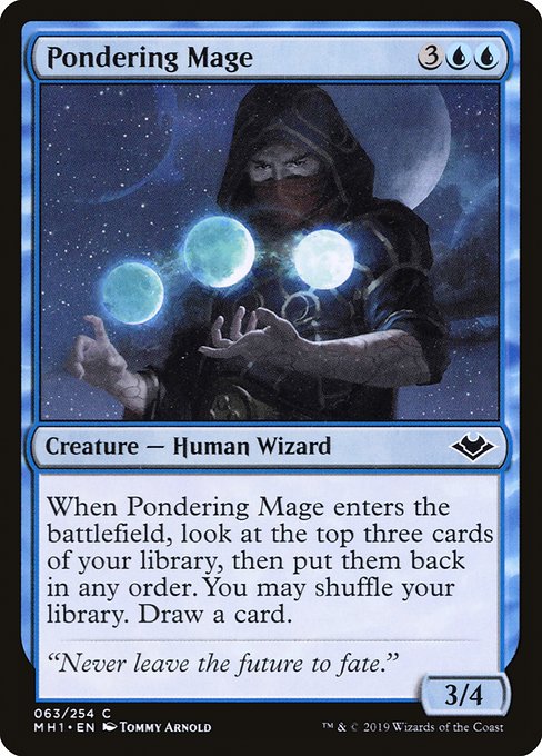 Pondering Mage (mh1) 63