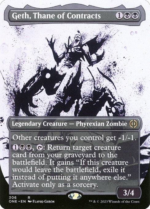 Geth, Thane of Contracts (Phyrexia: All Will Be One #306)