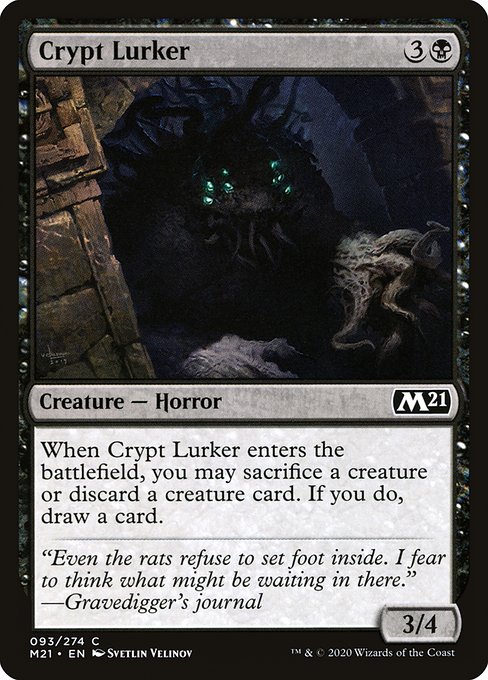 Crypt Lurker (Core Set 2021 #93)