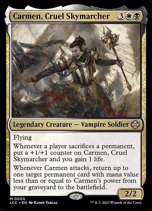 Carmen, Cruel Skymarcher (lcc) 5 Carmen, Cruel Skymarcher (lcc) 5