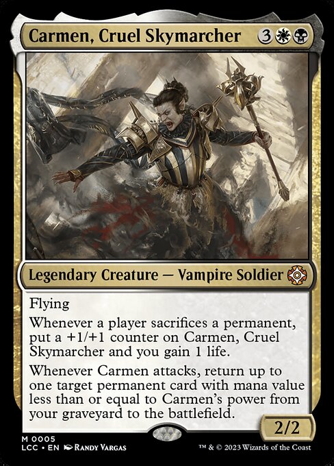 Carmen, Cruel Skymarcher (The Lost Caverns of Ixalan Commander #5)