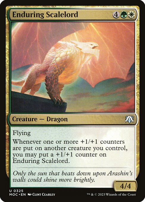 Enduring Scalelord (March of the Machine Commander #325)