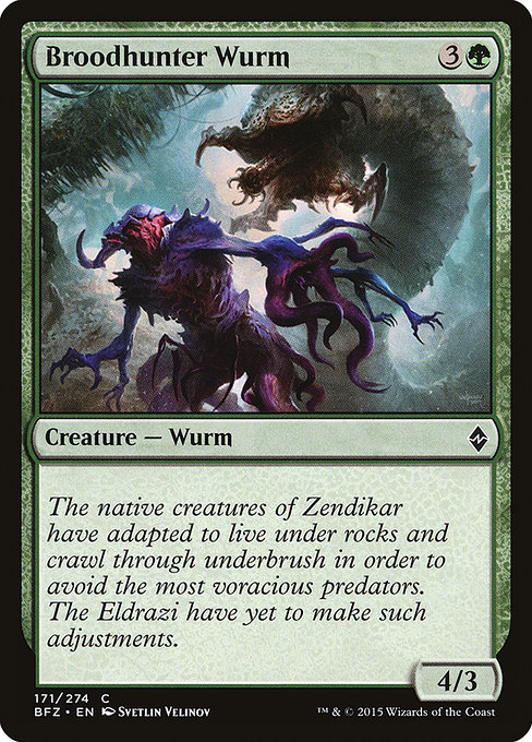 Broodhunter Wurm (Battle for Zendikar #171)