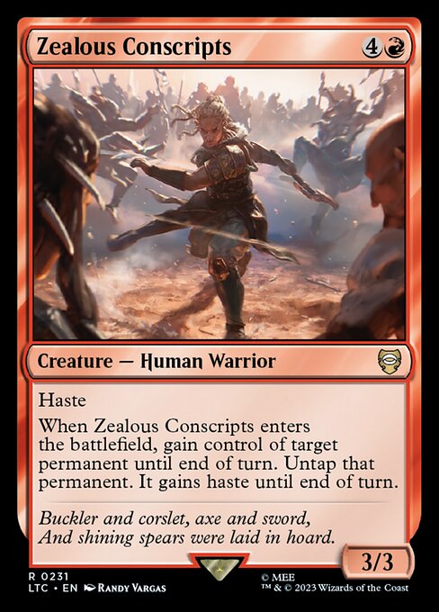 Zealous Conscripts (ltc) 231