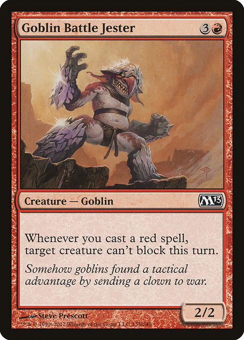 Goblin Battle Jester (Magic 2013 #135)