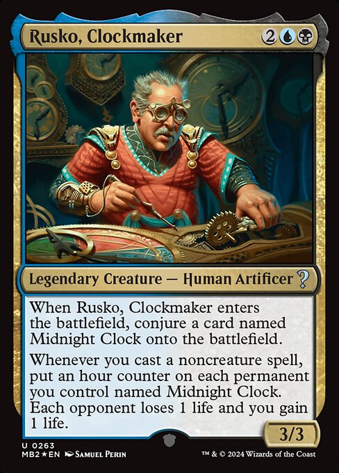 Rusko, Clockmaker (Mystery Booster 2 #263)