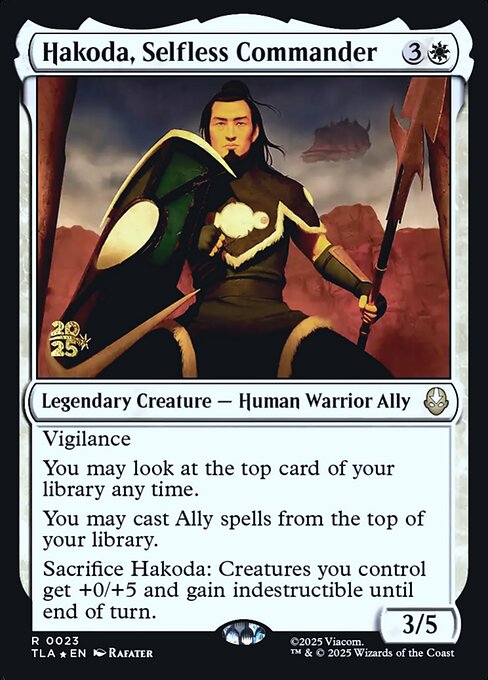 Hakoda, Selfless Commander magic the gathering card art