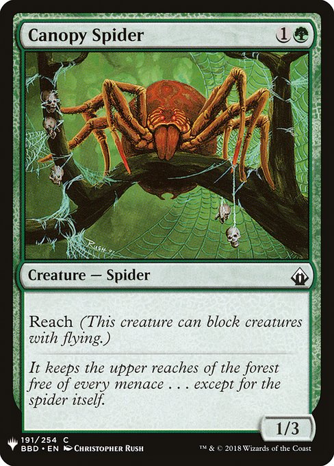 Canopy Spider (The List #BBD-191)