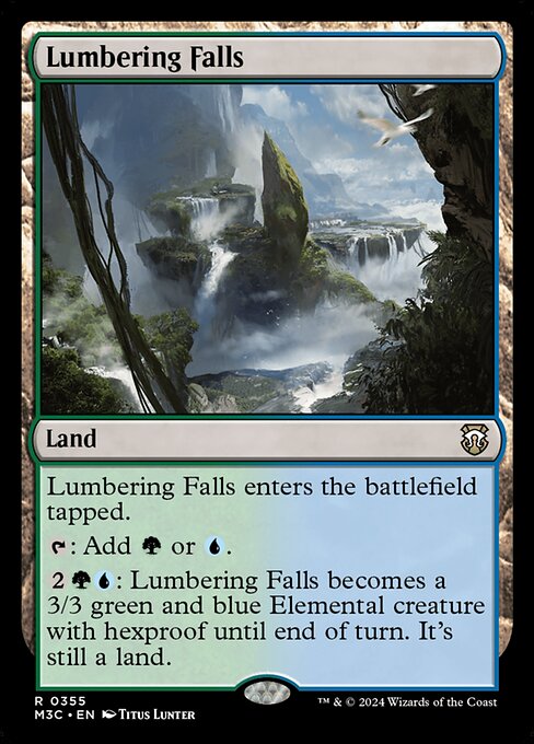 Lumbering Falls (Modern Horizons 3 Commander #355)