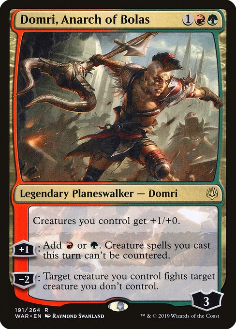 Domri, Anarch of Bolas (War of the Spark #191)