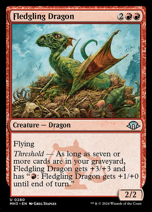 Dragon juvénile|Fledgling Dragon