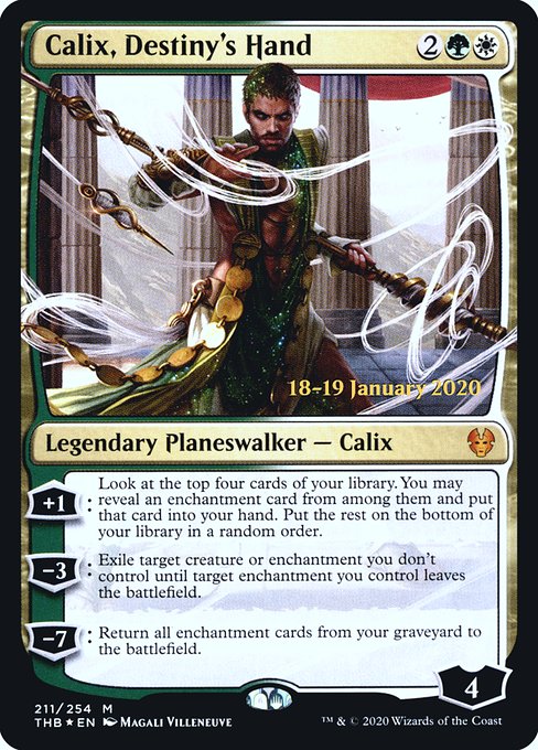 Calix, Destiny's Hand (Theros Beyond Death Promos #211s)