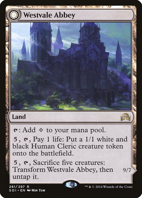 Westvale Abbey // Ormendahl, Profane Prince (Shadows over Innistrad #281)