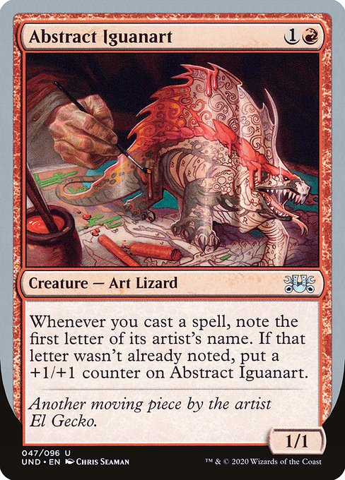 Abstract Iguanart (Unsanctioned #47)