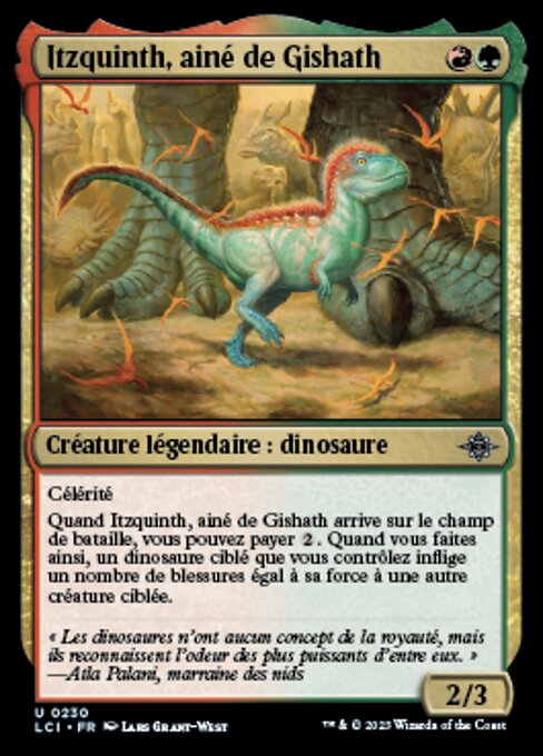 Itzquinth, Firstborn of Gishath (The Lost Caverns of Ixalan #230)