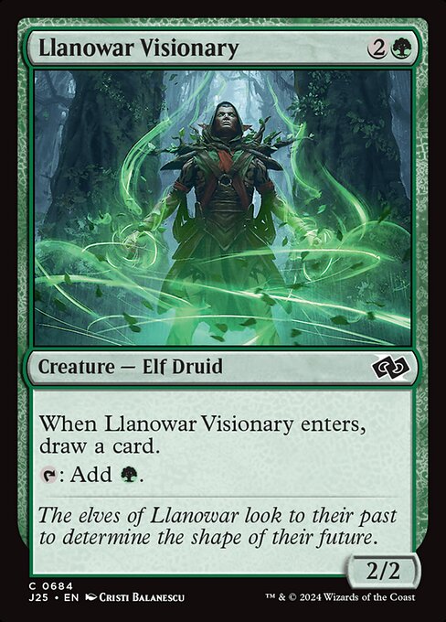 Llanowar Visionary (Foundations Jumpstart)