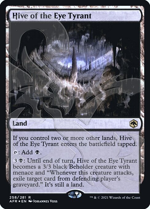 Hive of the Eye Tyrant (Adventures in the Forgotten Realms Promos #258a)