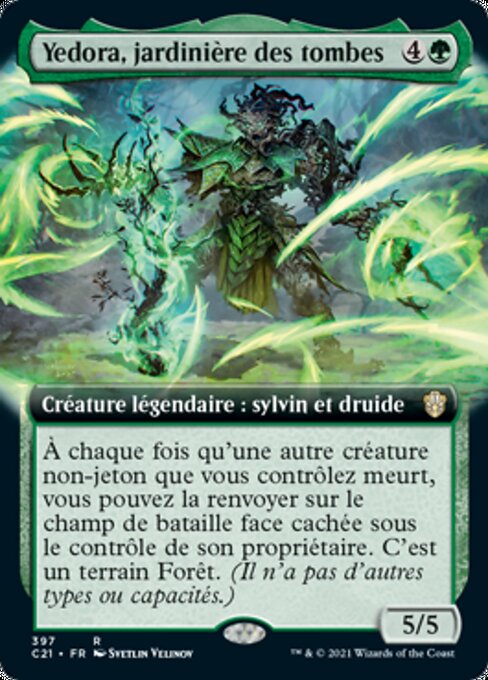 Yedora, Grave Gardener (Commander 2021 #397)