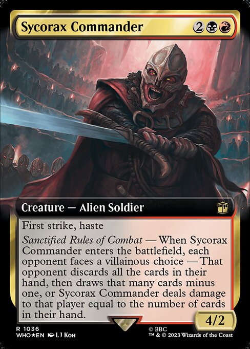 Commandant sycorax|Sycorax Commander