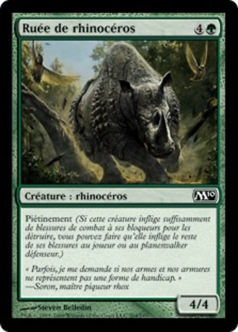 Stampeding Rhino (Magic 2010 #204)