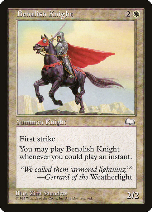 Chevalier bénalian|Benalish Knight
