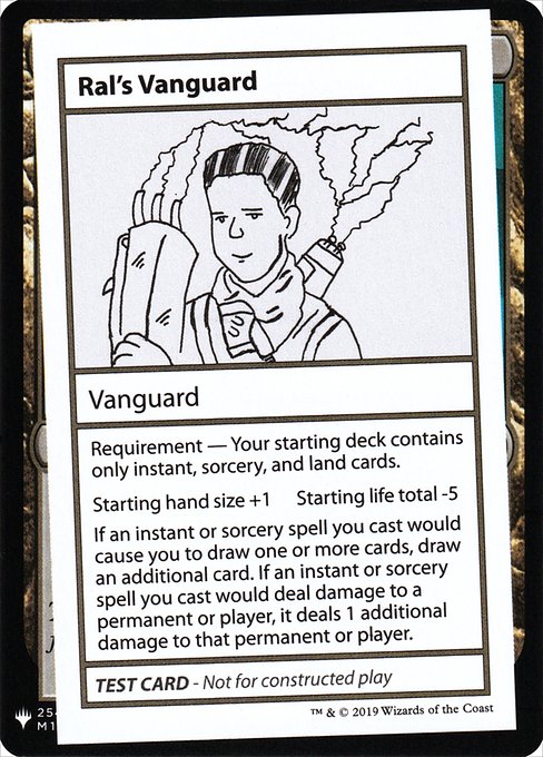 Ral's Vanguard (Mystery Booster Playtest Cards 2019 #1)