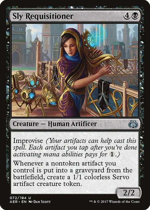 Sly Requisitioner (Aether Revolt #72)