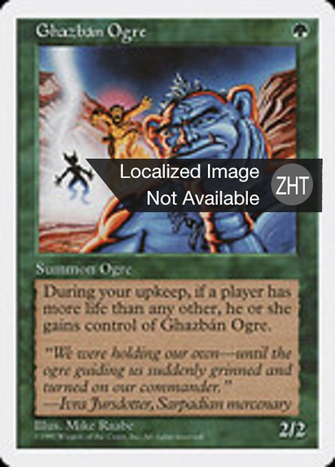 Ghazbán Ogre (Fifth Edition #298)