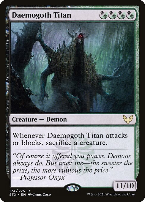 Daemogoth Titan (Strixhaven: School of Mages #174)