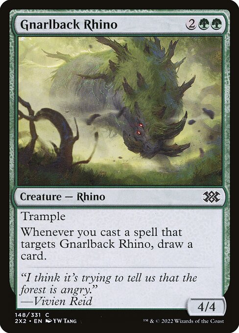 Gnarlback Rhino (Double Masters 2022 #148)