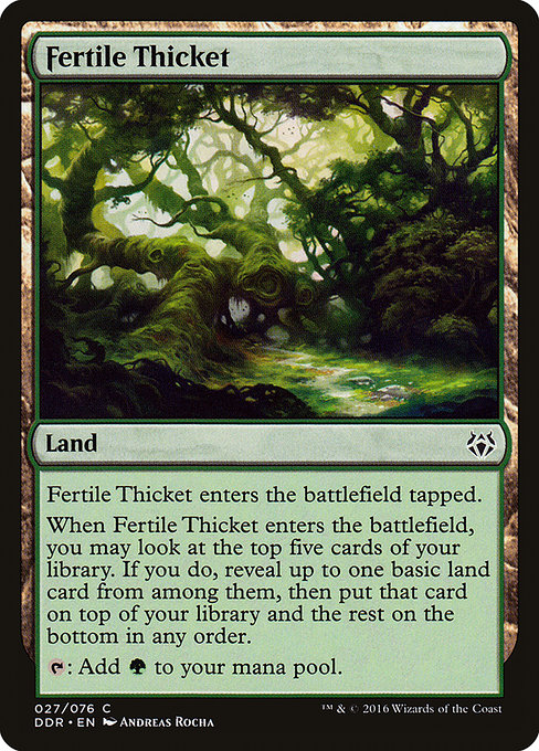 Fertile Thicket (Duel Decks: Nissa vs. Ob Nixilis #27)